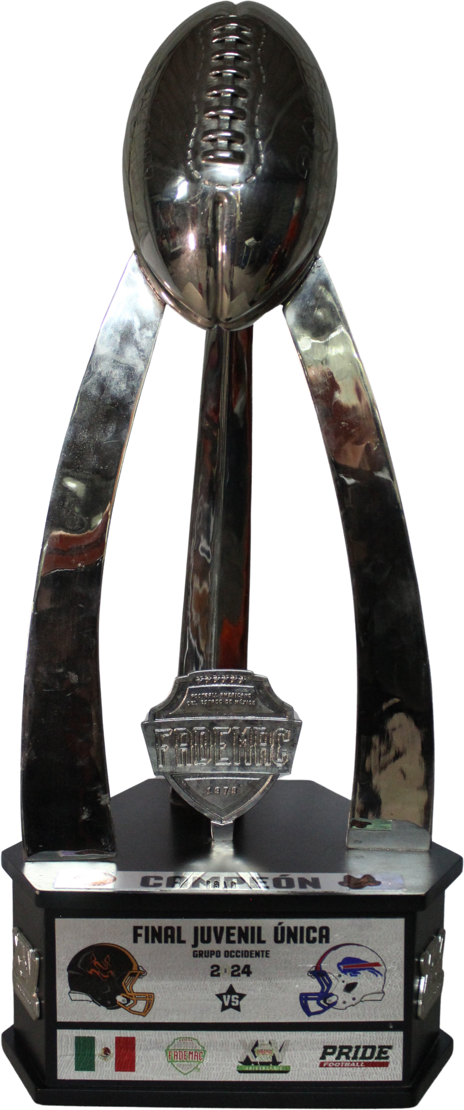 Trofeo de campeones del 2024 en FADEMAC en la categoría Juvenil Única entre Zorros de Querétaro y Búfalos de San Luis